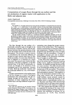 36 - Association for the Sciences of Limnology and Oceanography