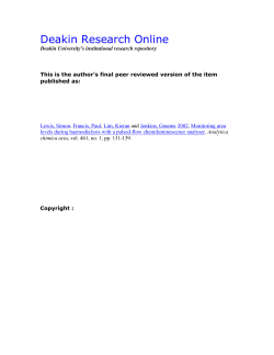 Deakin Research Online