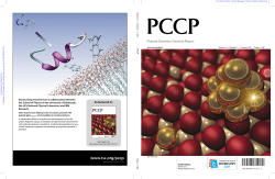 Physical Chemistry Chemical Physics