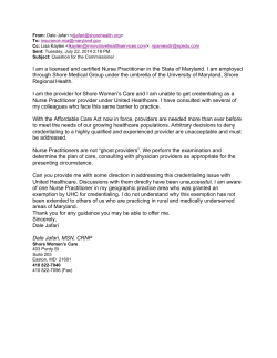 I am a licensed and certified Nurse Practitioner in the State of