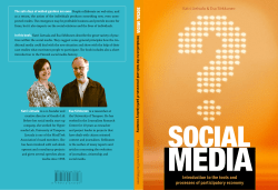 Introduction to the tools and processes of participatory