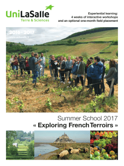 Plaquette French Terroirs-2016/2017.indd