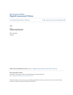 Mavourneen - DigitalCommons@UMaine