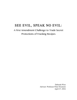 SEE EVIL, SPEAK NO EVIL: