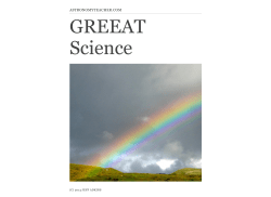 GREEAT Science - AstronomyTeacher.com