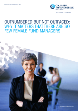 Outnumbered but not outpaced why it matters there are so few