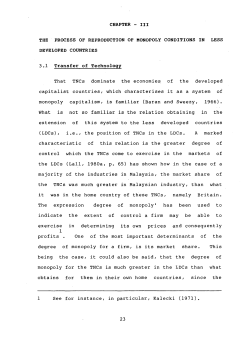 CHAPTER - III THE PROCESS OF REPRODUCTION