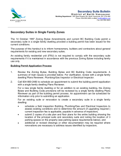 Get complete bylaw and zoning requirements