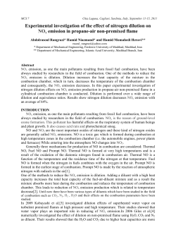 Experimental investigation of the effect of nitrogen dilution on NOx