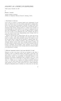 Konrad Z. Lorenz - Nobel Lecture