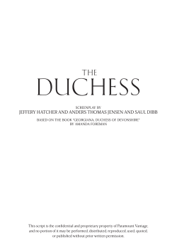 The Duchess - Bloggen.be