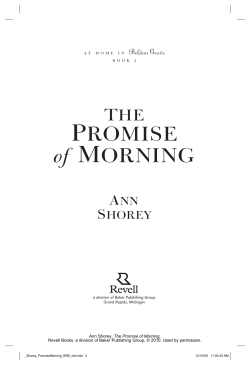 promise of morning