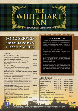 FOOD SERVED FROM 12 NOON 7 DAYS A WEEK