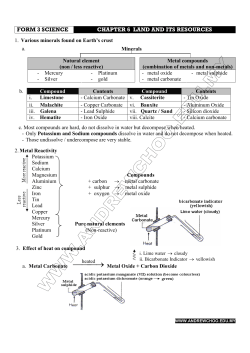 Chapter 6 Land and Its Resources
