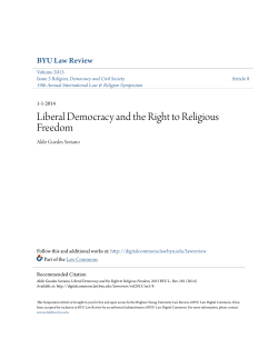 Liberal Democracy and the Right to Religious Freedom