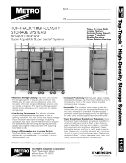 Top Track High Density Storage Systems