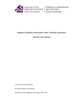 Lesley Durrant dissertation - University of the Highlands and