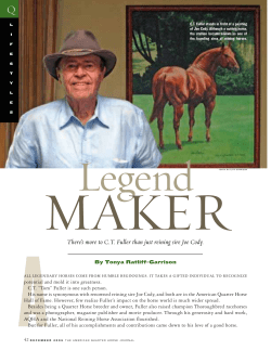 AQHA article on C.T. Fuller.