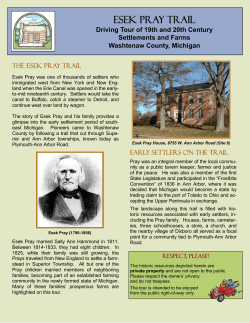 Esek pray trail - Washtenaw County