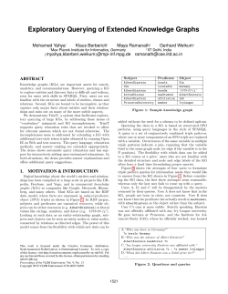 Exploratory Querying of Extended Knowledge Graphs