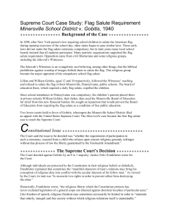 Supreme Court Case Study: Flag Salute Requirement Minersville