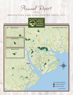 Annual Report - Beaufort County Open Land Trust