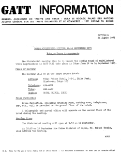 gatt information - WTO Documents Online