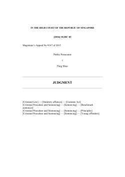 Singapore Judgments