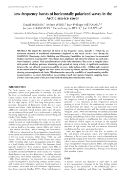 Low-frequency bursts of horizontally polarized waves in the Arctic
