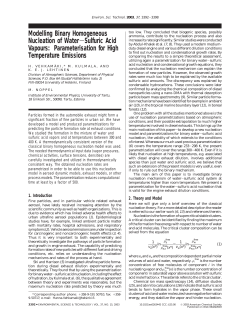 Modelling Binary Homogeneous Nucleation of Water