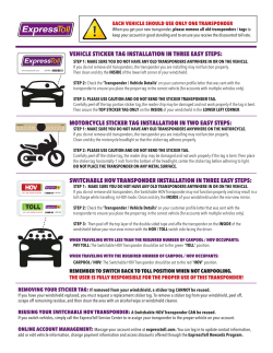 vehicle sticker tag installation in three easy steps