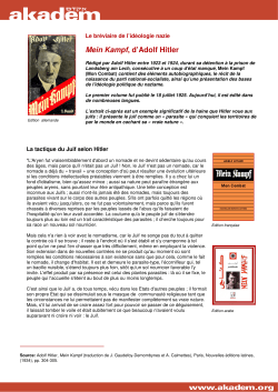 Mein Kampf, d`Adolf Hitler