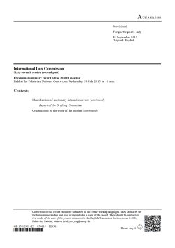 Provisional summary record of the 3280th meeting