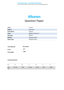 Alkanes - SAVE MY EXAMS!