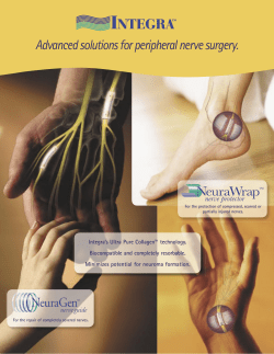 Advanced solutions for peripheral nerve surgery.