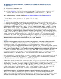 The Relationships Among Competitive Orientation