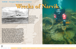 NARVIK &ndash; Norwegian Eldorado for wreck-divers - X