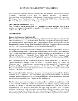 03-01-2017 Economic Development Committee Minutes and