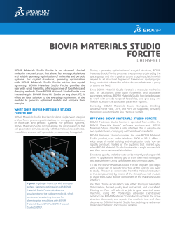 biovia materials studio forcite