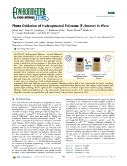 Photo-Oxidation of Hydrogenated Fullerene (Fullerane) in Water