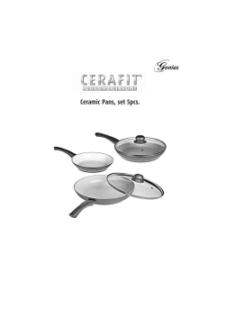 Ceramic Pans, set 5pcs. - Thane International, Inc.