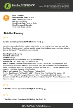 Kuna Yala Ways - Bamba Experience