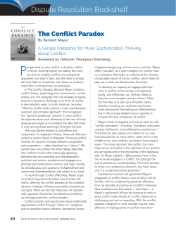 The Conflict Paradox - American Bar Association
