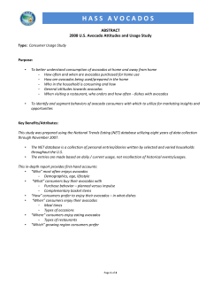 hass avocados - Hass Avocado Board