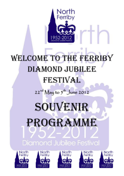 Souvenir Programme - North Ferriby Parish Council