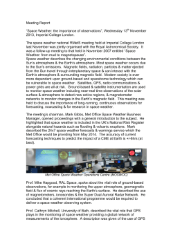 Meeting Report - Royal Meteorological Society