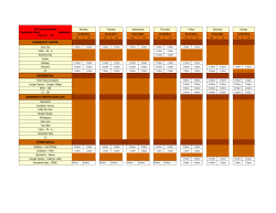 2011-12 Dining Hours