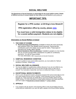 Social Welfare Information