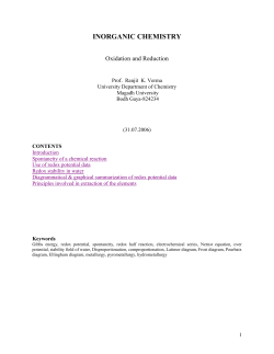 corrected OXIDATION AND REDUCTION