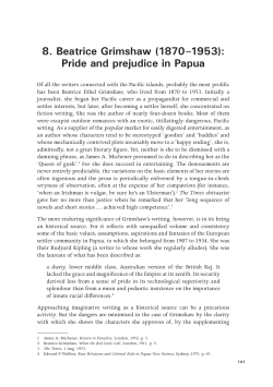 8. Beatrice Grimshaw (1870&ndash;1953): Pride and - ANU Press